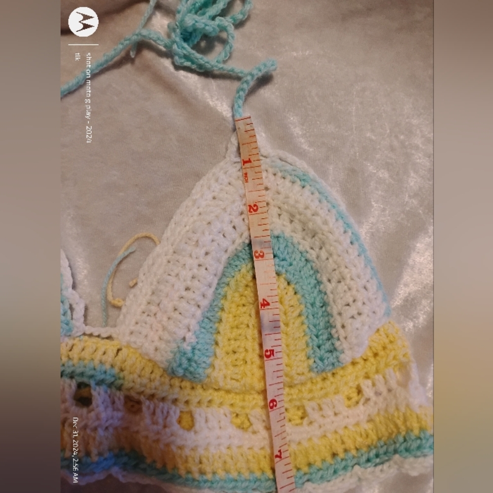 Handmade crochet festival top - Picture 8 of 12